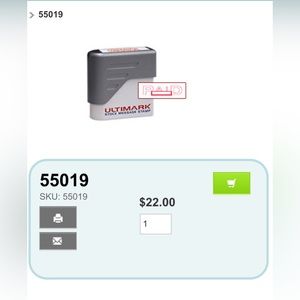 This brand is a good brand it is called ULTiMARK STOCK MESSAGE STAMP